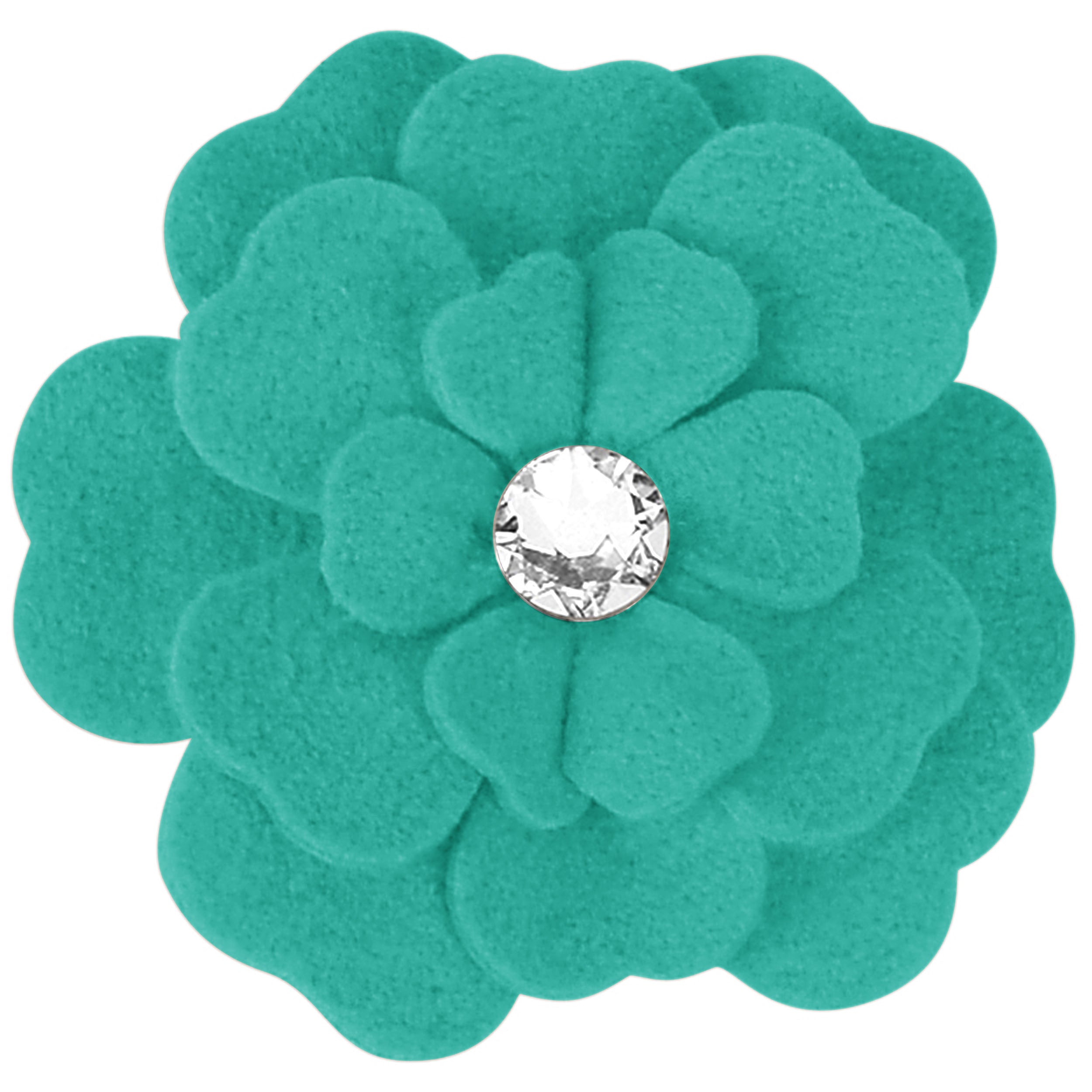 3 Layer Tinkie's Garden Flower Hair Bow - Elegant Hair Accessories for Girls, Women, Weddings & Special Occasions