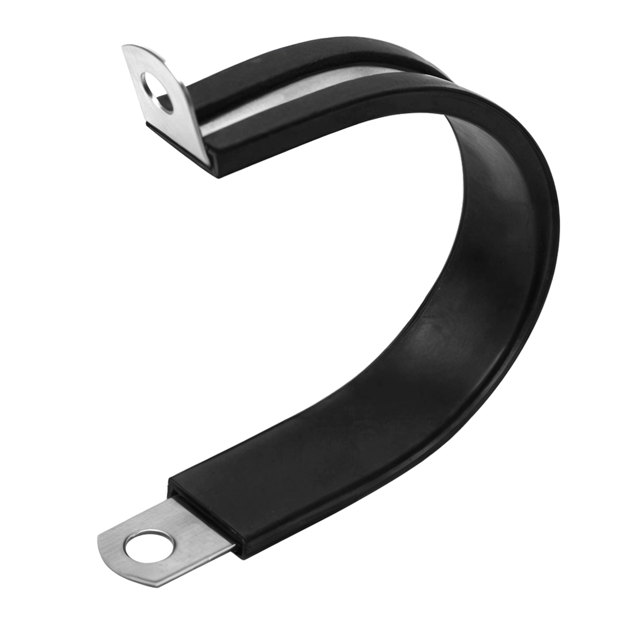 6Pcs Rubber Insulated P Clamps 1.73