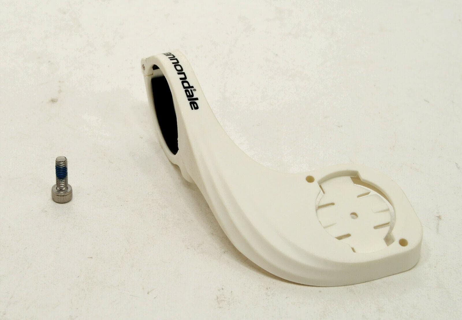 Cannondale Bike Computer Mount - CU4064OS (White) | Universal Cycling Accessory for Road & Mountain Bikes | Perfect for GPS Tracking & Performance Monitoring
