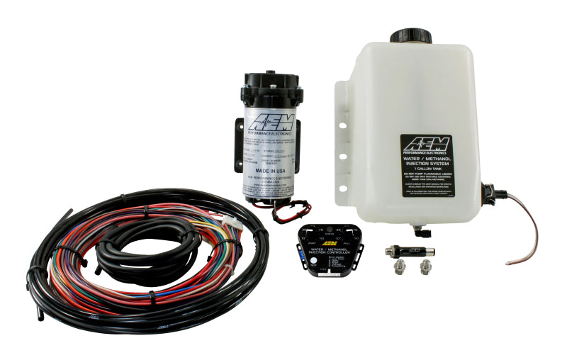 AEM V3 1 Gallon Water Methanol Injection Kit with Multi Input - Boost Performance for Turbocharged & Supercharged Engines - Perfect for Racing, Towing & High-Performance Tuning