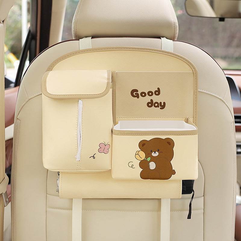 Best Car Storage Organizer for Trunk & Backseat - Multi-Pocket Auto Organizer with Premium Fabric - Perfect for Road Trips, Family Travel & Daily Commute