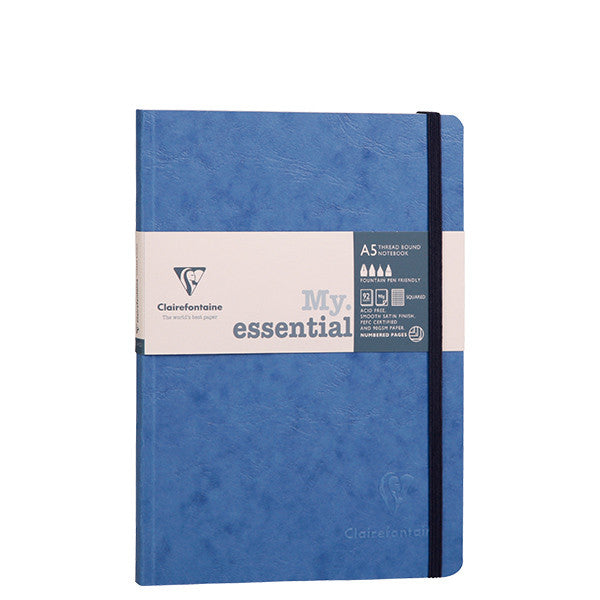 Clairefontaine Age Bag Threadbound Notebook A5 - Premium Lined Journal for Writing, Sketching & Note Taking - Perfect for Students, Artists & Professionals