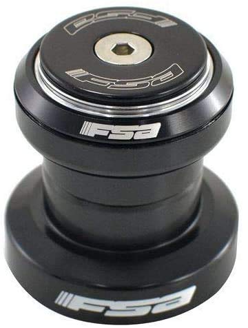 FSA NO.7 The Pig 1-1/8 Inch Threadless Heavy Duty Bicycle Headset for BMX, MTB & Road Bikes - Black (XTE1636-N) | Durable Bike Component for Off-Road, Street & Commuter Cycling