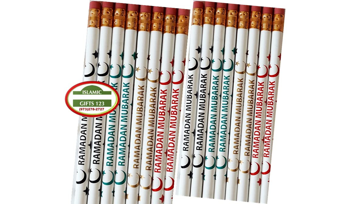 Ramadan Pencils 24 Pack - Eid Gifts for Kids & Party Favors