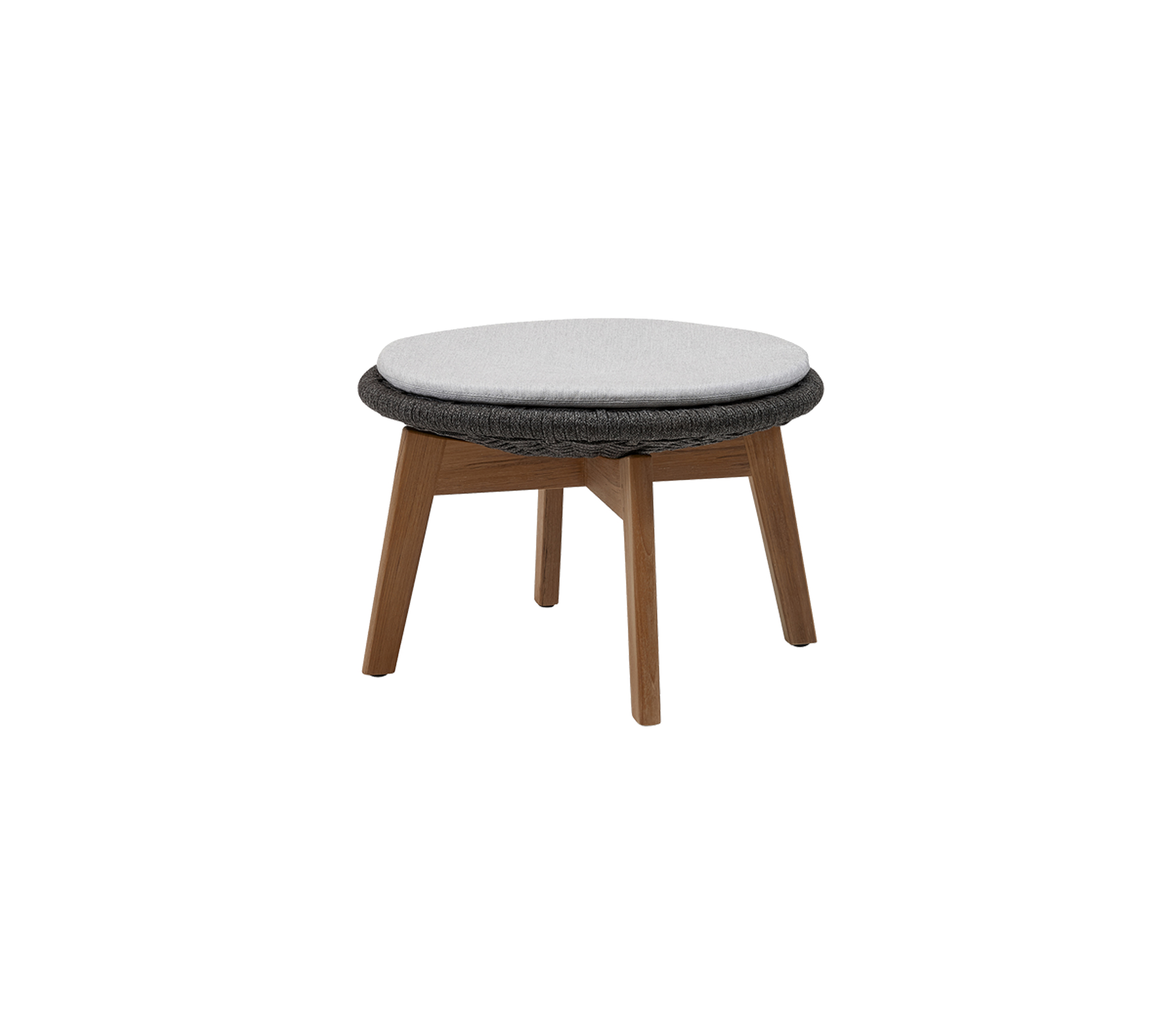 Peacock Print Side Table with Storage - Modern Accent Footstool for Living Room, Bedroom & Office - Stylish Ottoman with Hidden Compartment for Home Decor