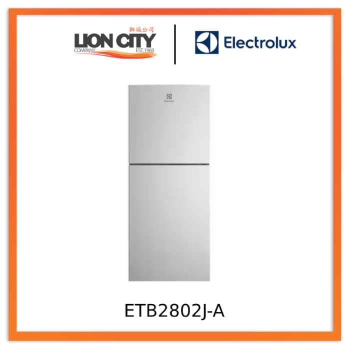 Electrolux ETB2802J 255L 2-Door Inverter Refrigerator - Energy Efficient, Frost-Free, Quiet Operation for Home & Kitchen Use