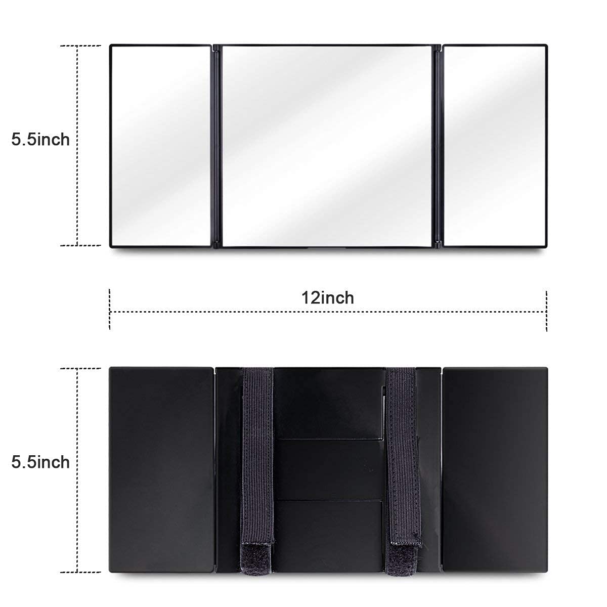 Foldable Car Sun Visor Mirror - 12