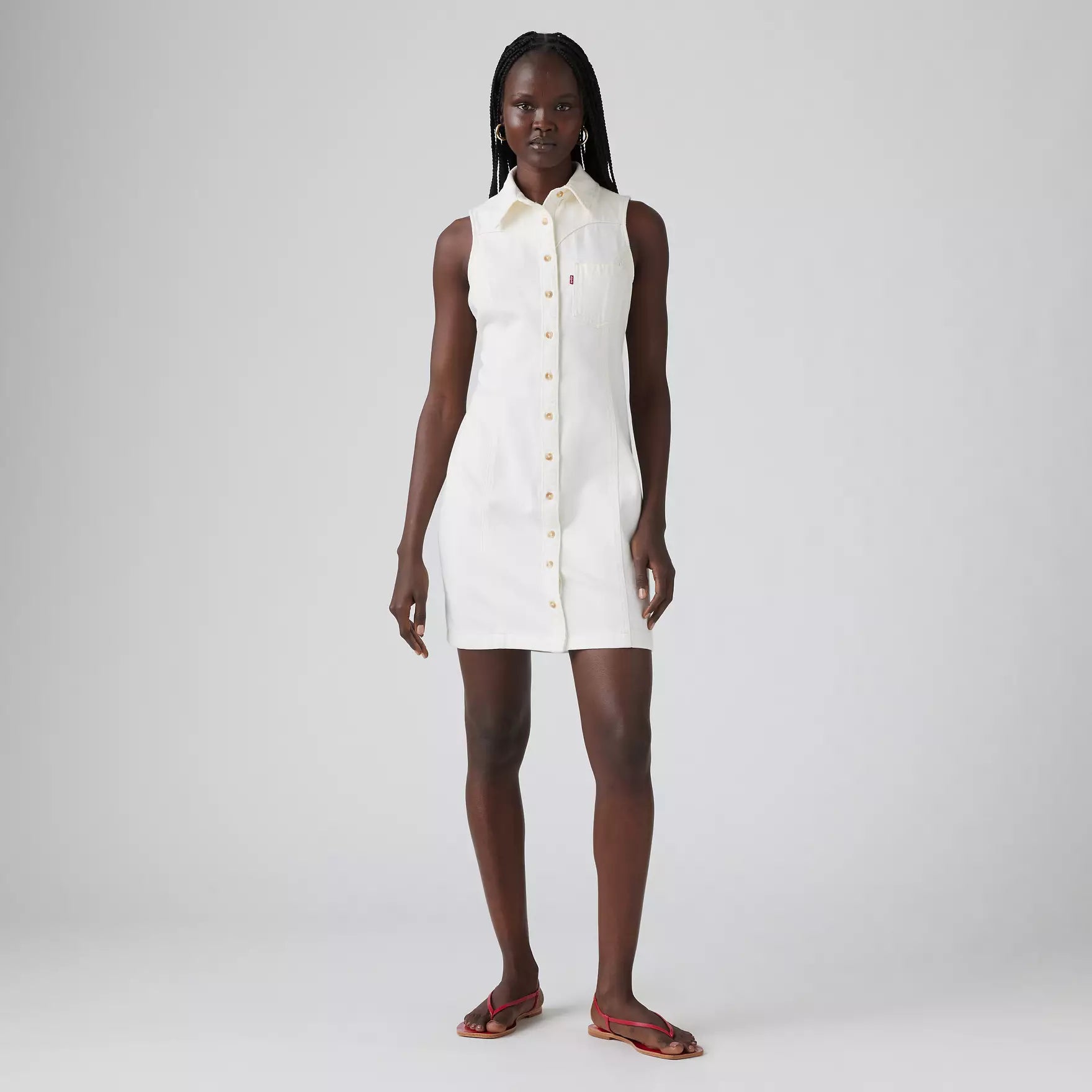 Levi's Vianna Floral Print Midi Dress - Women's Casual Summer Dress for Beach, Party & Date Night