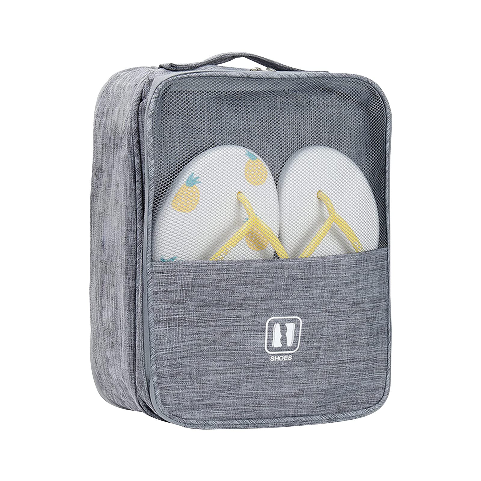 Foldable Travel Duffel Bag - Waterproof Shoe Storage Pouch Holds 3 Pairs of Shoes | Large Carry-On Gym Bag for Men & Women | Perfect for Travel, Sports, Gym & Weekend Getaways