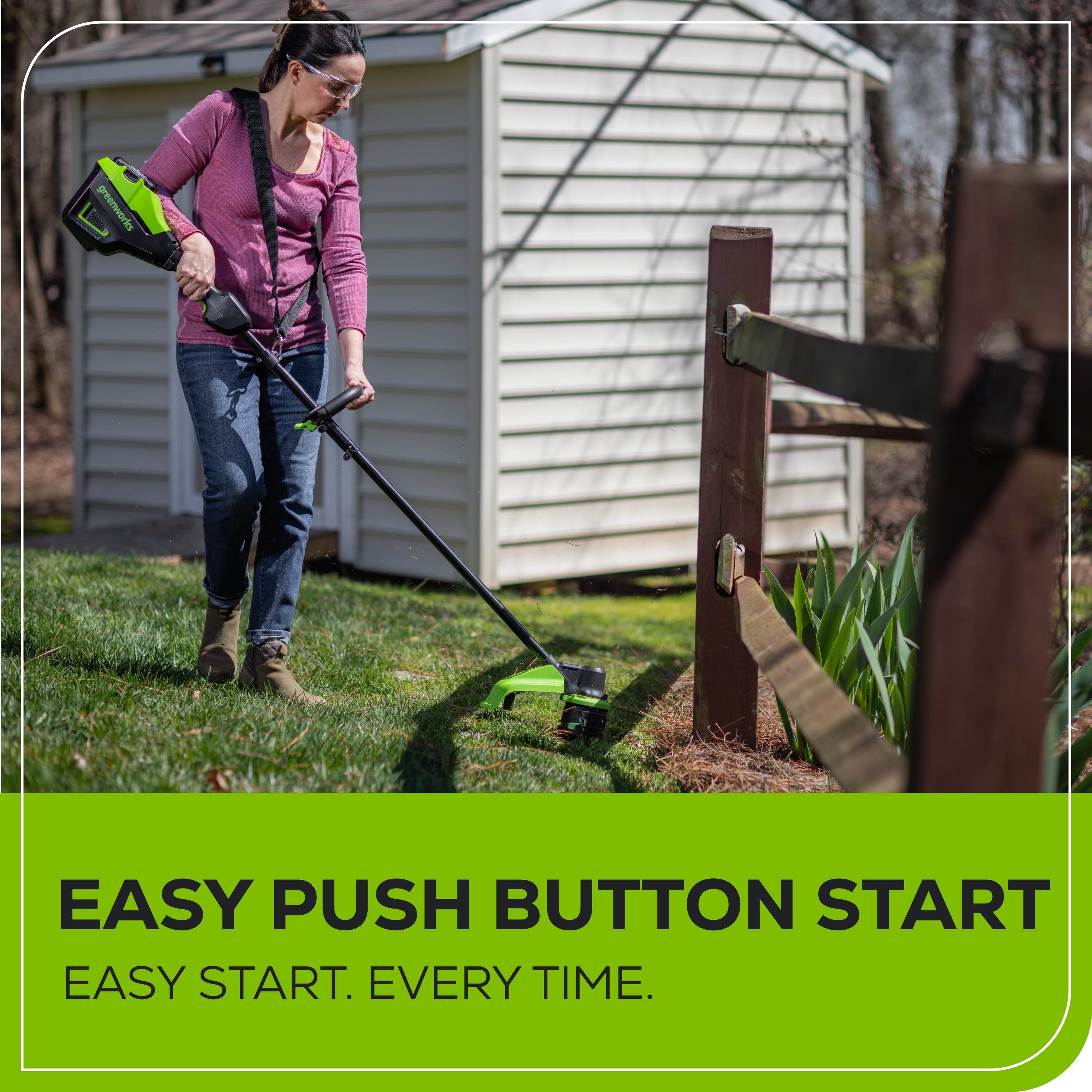 60V 16-Inch Carbon Fiber Cordless Battery String Trimmer with 2.5Ah Battery & 3A Fast Charger - Lightweight Weed Eater for Lawn Care, Yard Maintenance, and Landscaping