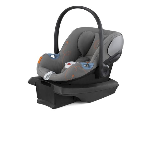 Cybex EOS Aton G 5-in-1 Travel System Stroller with Car Seat - Black Frame | Compact & Lightweight for Air Travel, City Walks & Family Outings