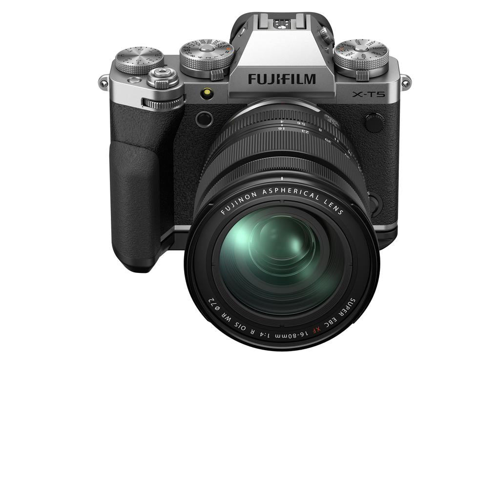 FUJIFILM X-T5 Mirrorless Digital Camera with 16-80mm Lens Kit - Silver | 40MP APS-C Sensor, 5-Axis IBIS, 4K Video | Perfect for Travel Photography & Vlogging