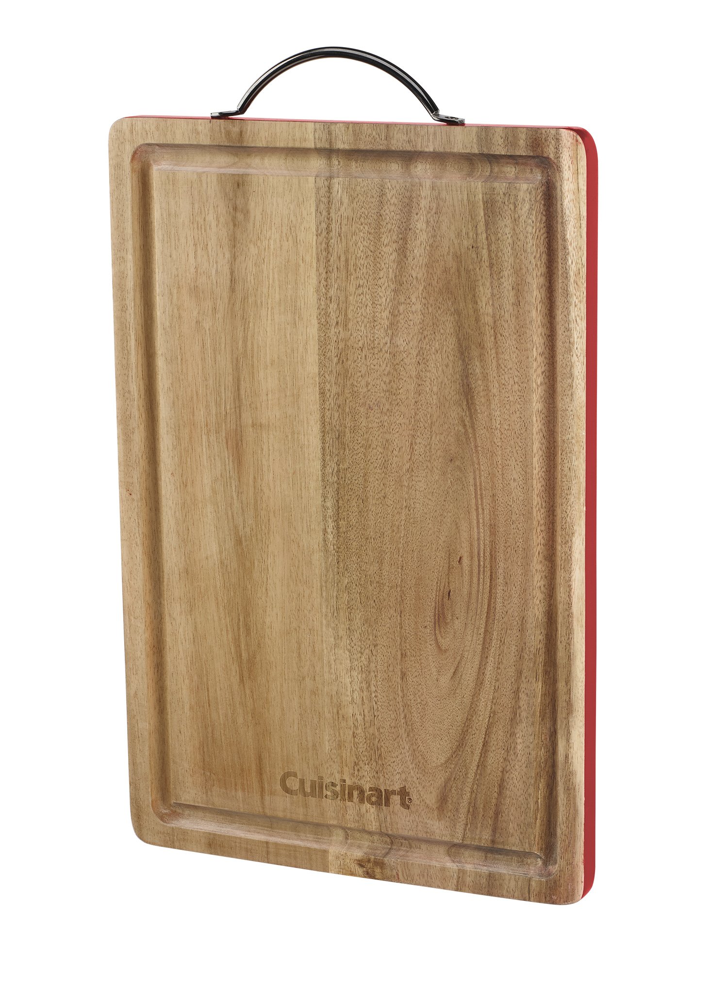 Cuisinart Red 15-Inch Non-Slip Plastic Cutting Board for Kitchen - Perfect for Chopping Vegetables, Fruits, and Meats