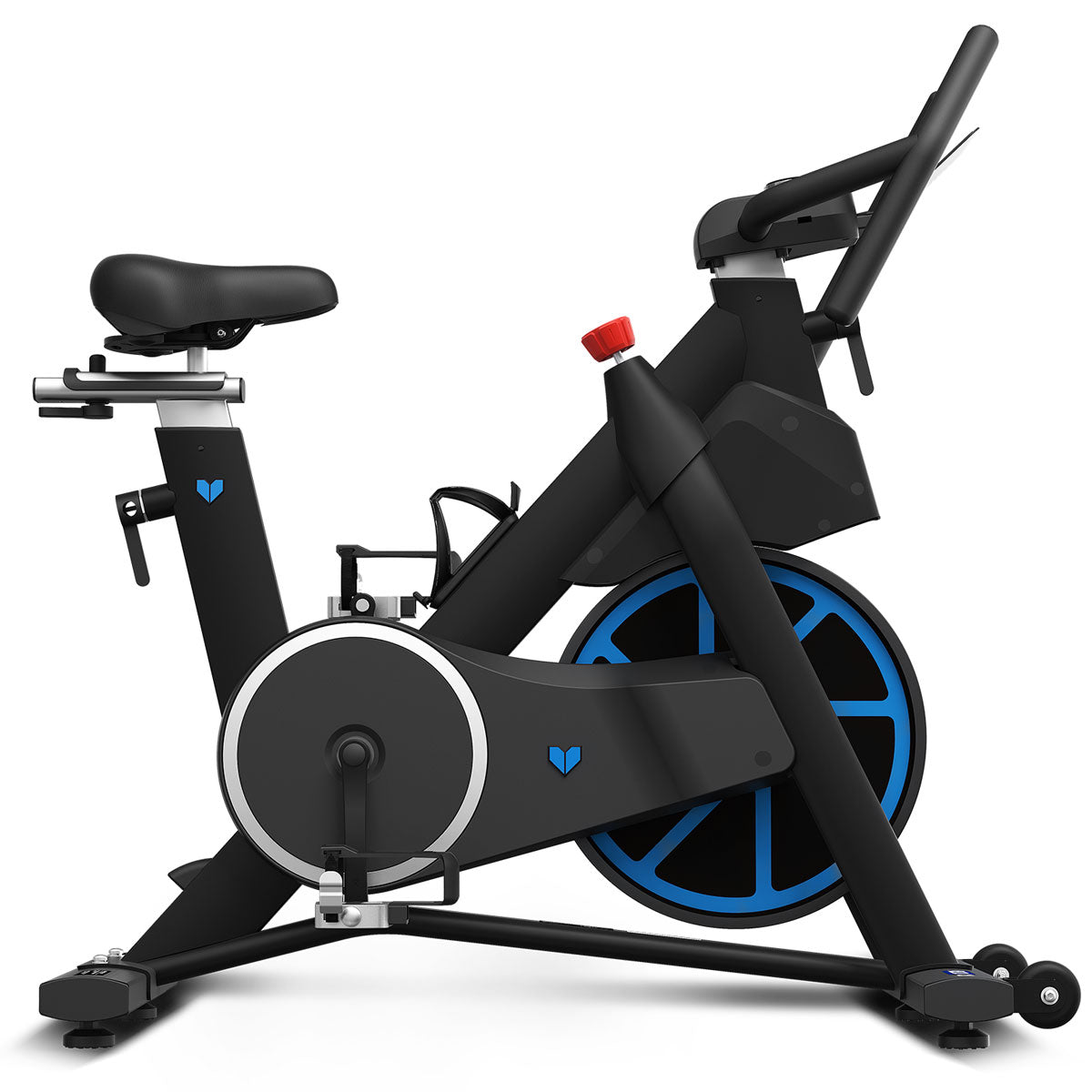 Delta 1.0 Spin Bike - Premium Indoor Cycling Exercise Bike for Home Gym, Cardio Workout & Fitness Training - Perfect for Home Use, Apartment Workouts & Spin Classes