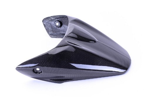 Bestem CBDU-696-SCW Black Carbon Fiber Passenger Seat Cowl Cover for Ducati Monster 696/796/1100 Motorcycles - Lightweight Protection & Stylish Upgrade for Street Riding