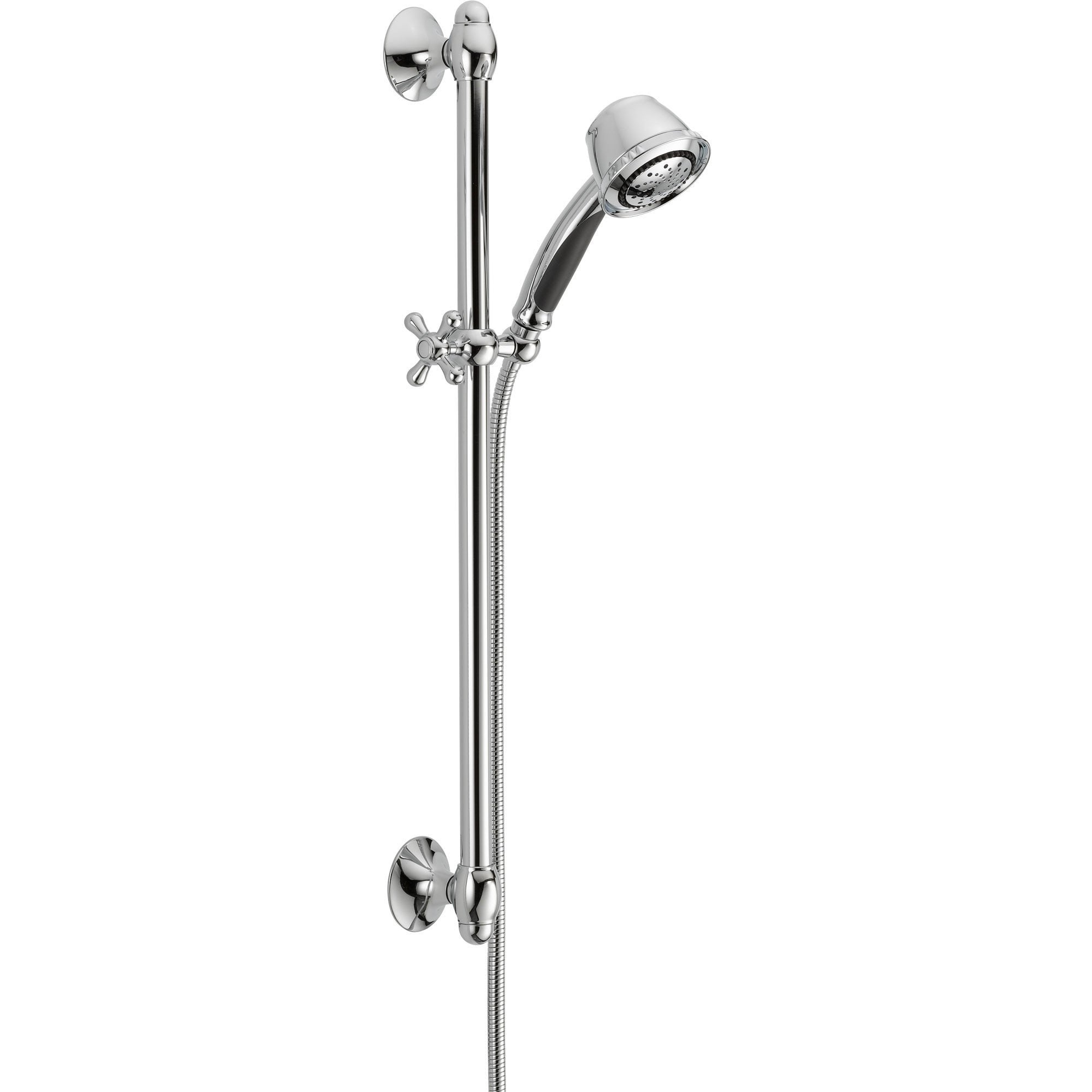 Delta 5 Spray Chrome Handheld Shower Head with Adjustable Slide Bar - 561052 - Perfect for Bathroom Renovation & Spa-Like Shower Experience