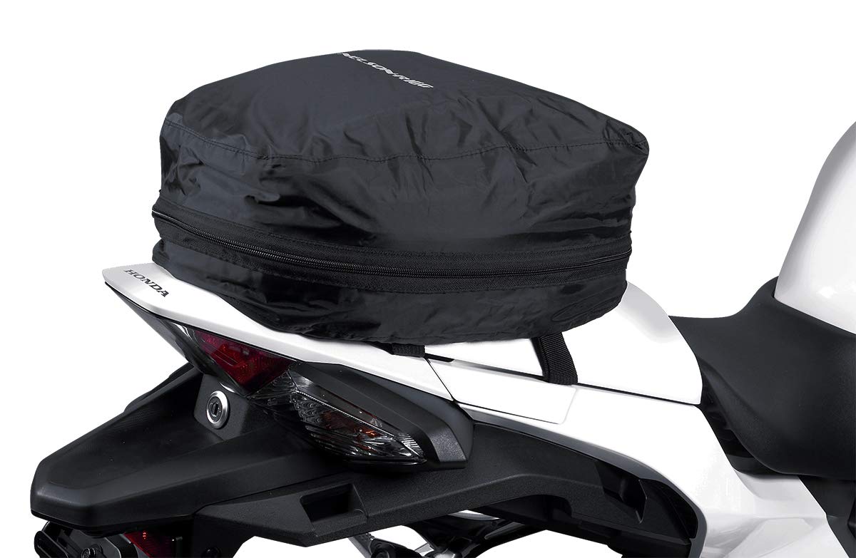 Nelson Rigg CL-1060-ST2 Black Commuter Tour Motorcycle Tail Bag - Waterproof Motorcycle Luggage for Daily Commute & Long Rides - Perfect for Work, Gym & Weekend Adventures