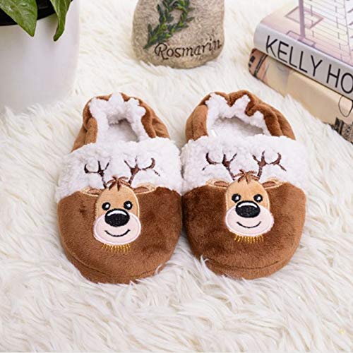 Cartoon Animal Slippers for Toddler Girls - Warm Winter Plush House Shoes for Little Kids - Perfect for Indoor Playtime & Cozy Home Comfort