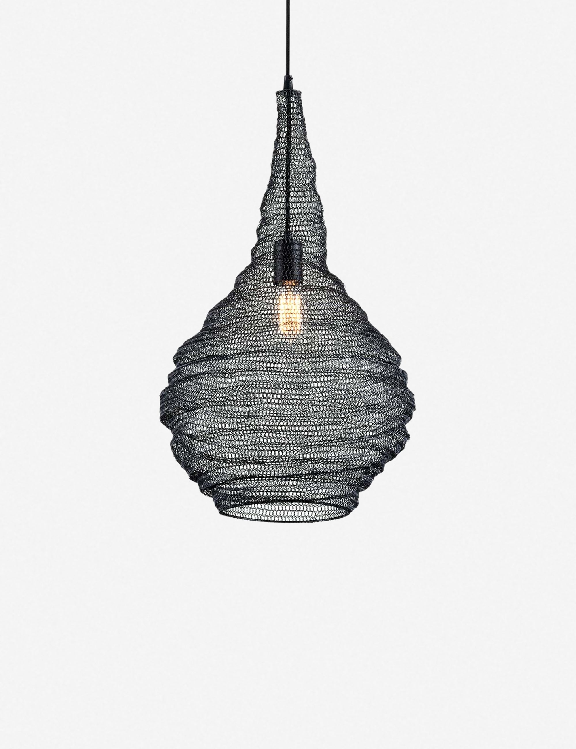 Ari Long Pendant Light - Modern Minimalist Hanging Light Fixture for Kitchen Island, Dining Room & Bedroom Decor