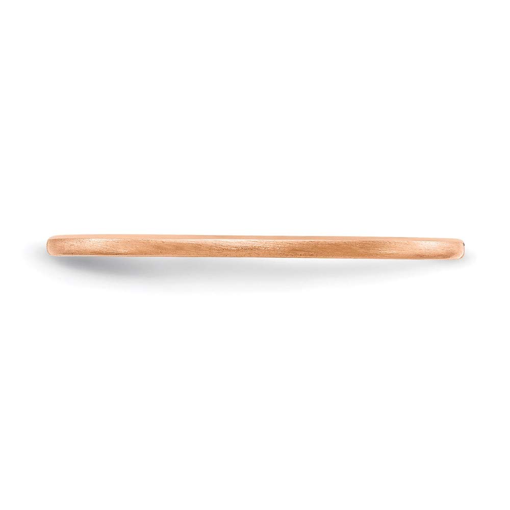 14k Rose Gold Stackable Band for Everyday Wear