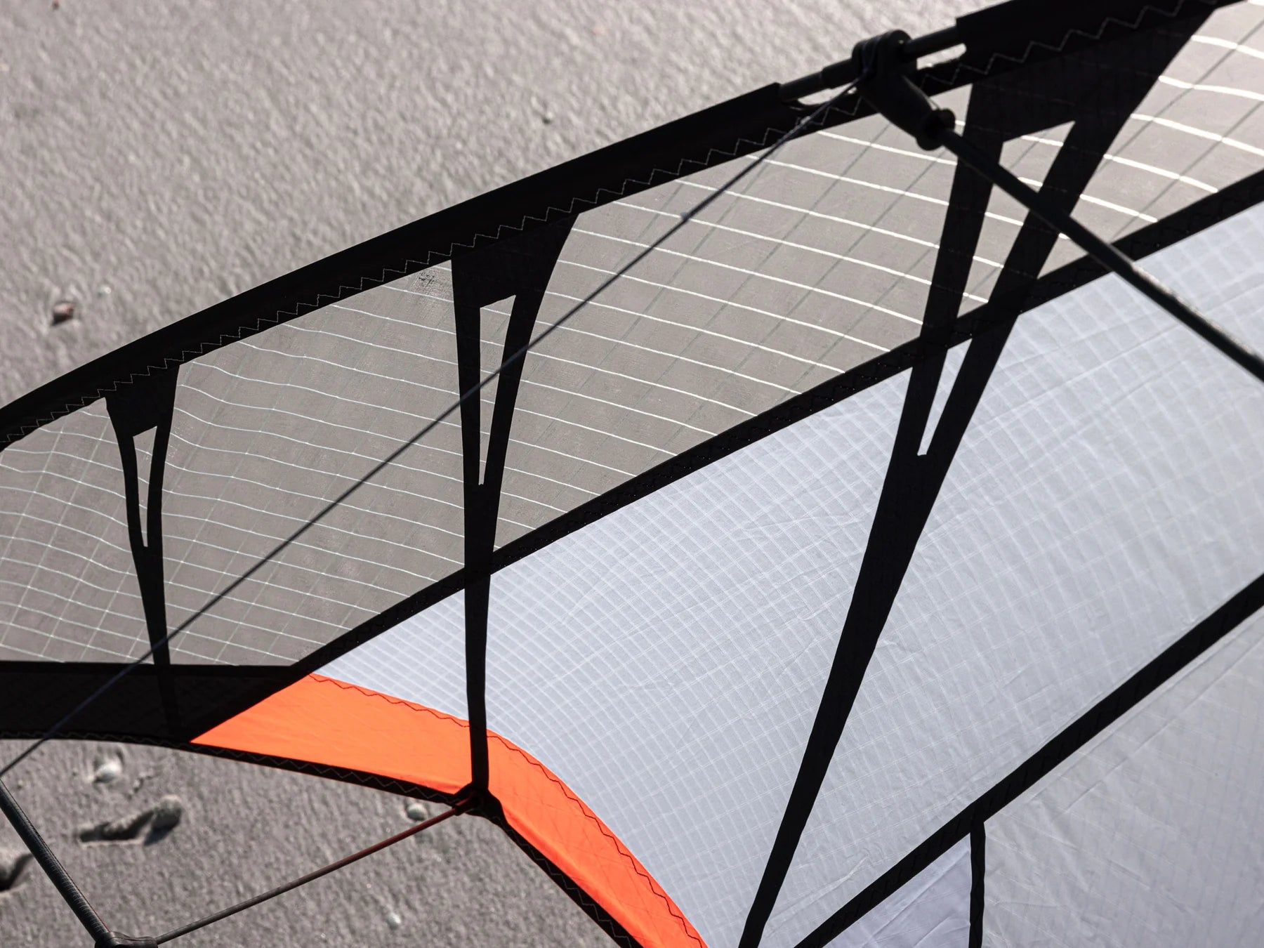 Prism Synthesis Stunt Kite - Professional Dual Line Kite for Adults & Kids - Hot Orange Color - Perfect for Beach, Park & Outdoor Activities