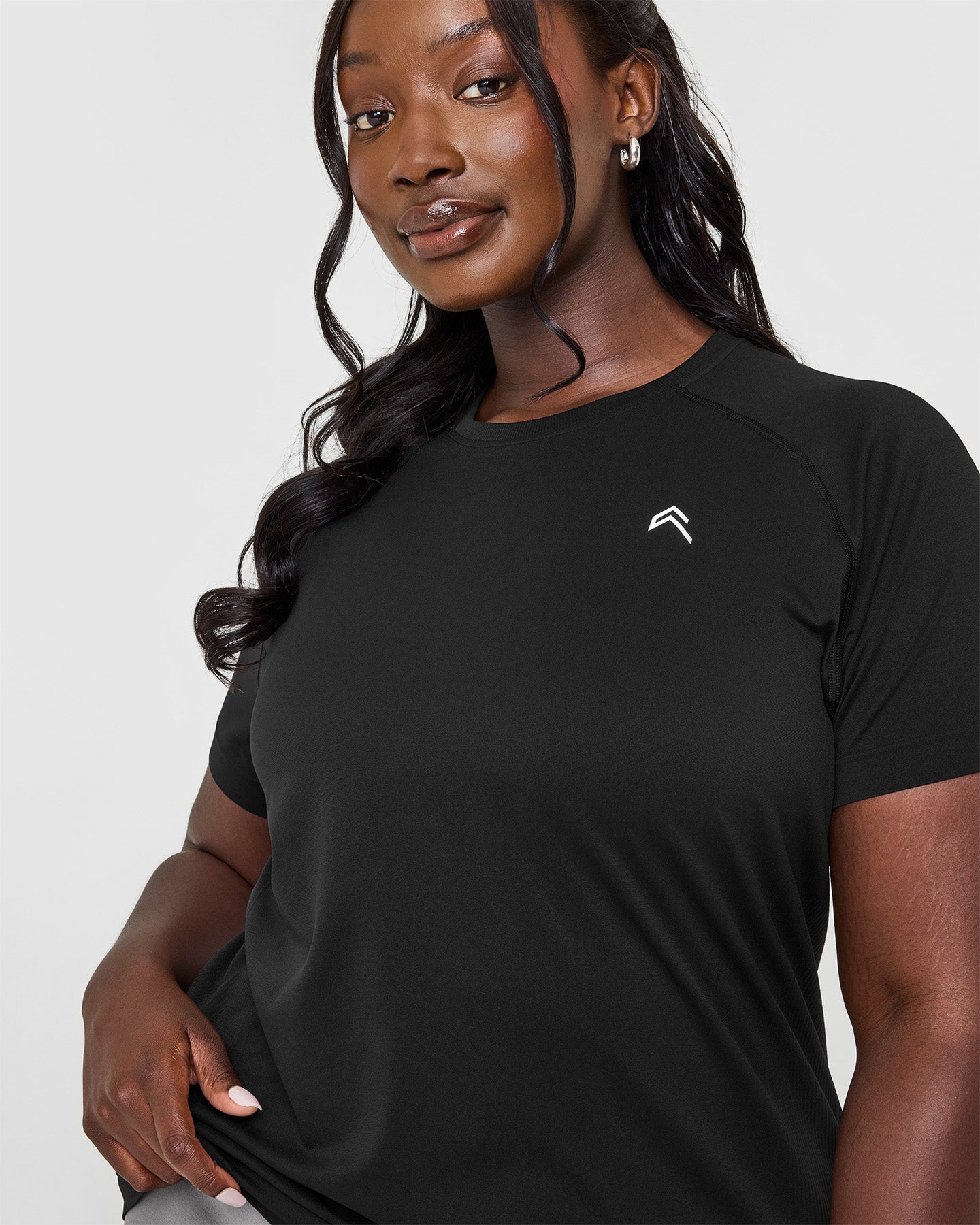 Seamless Loose Top for Women - Comfortable Black Blouse for Casual Wear | Perfect for Everyday Outfits, Lounge Wear & Layering