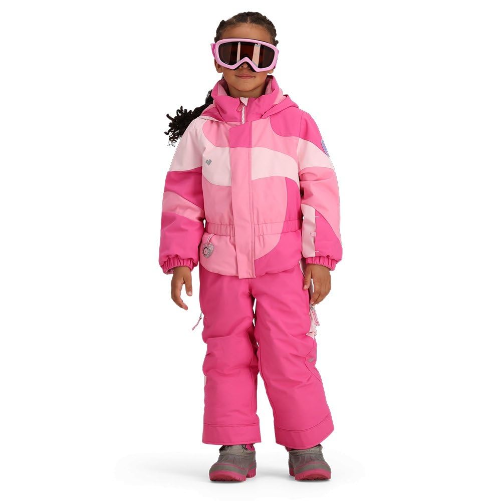 Obermeyer Girls' Swirliana Ski Suit - Waterproof Winter Jacket & Pants Set for Snowboarding & Cold Weather Activities
