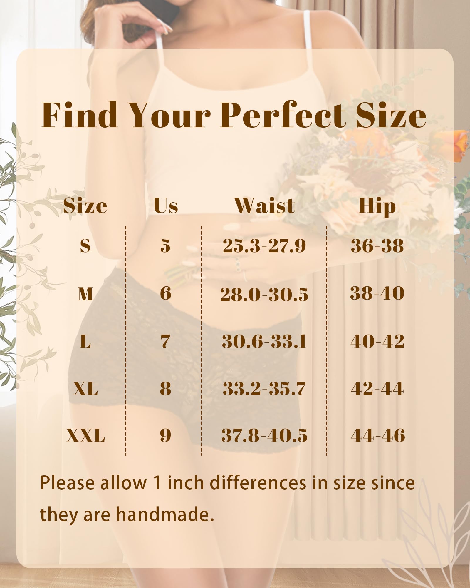 Sexy Lace Boyshorts Panties for Women - Plus Size V-Waist Underwear Soft Stretch 3 Pack - Comfortable Everyday Wear & Special Occasions