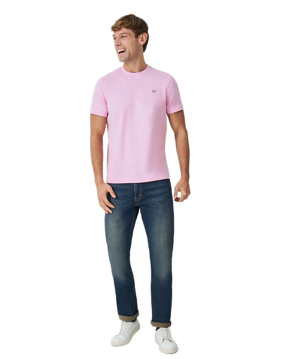 Men's Classic Crew Neck T-Shirt - Soft Cotton Short Sleeve Tee for Casual Wear, Gym & Everyday Outfits | Crew Clothing