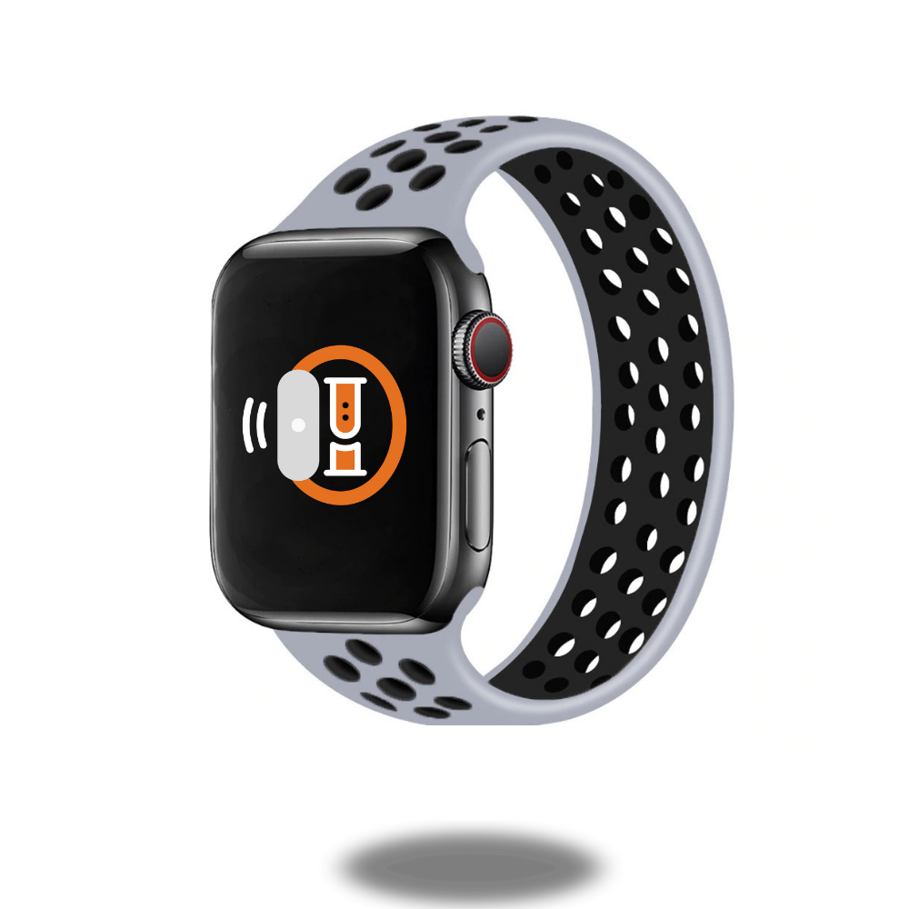 Premium Sport Silicone Solo Loop Bands - Adjustable Fitness & Running Wristbands for Apple Watch - Ideal for Workouts, Jogging & Everyday Wear