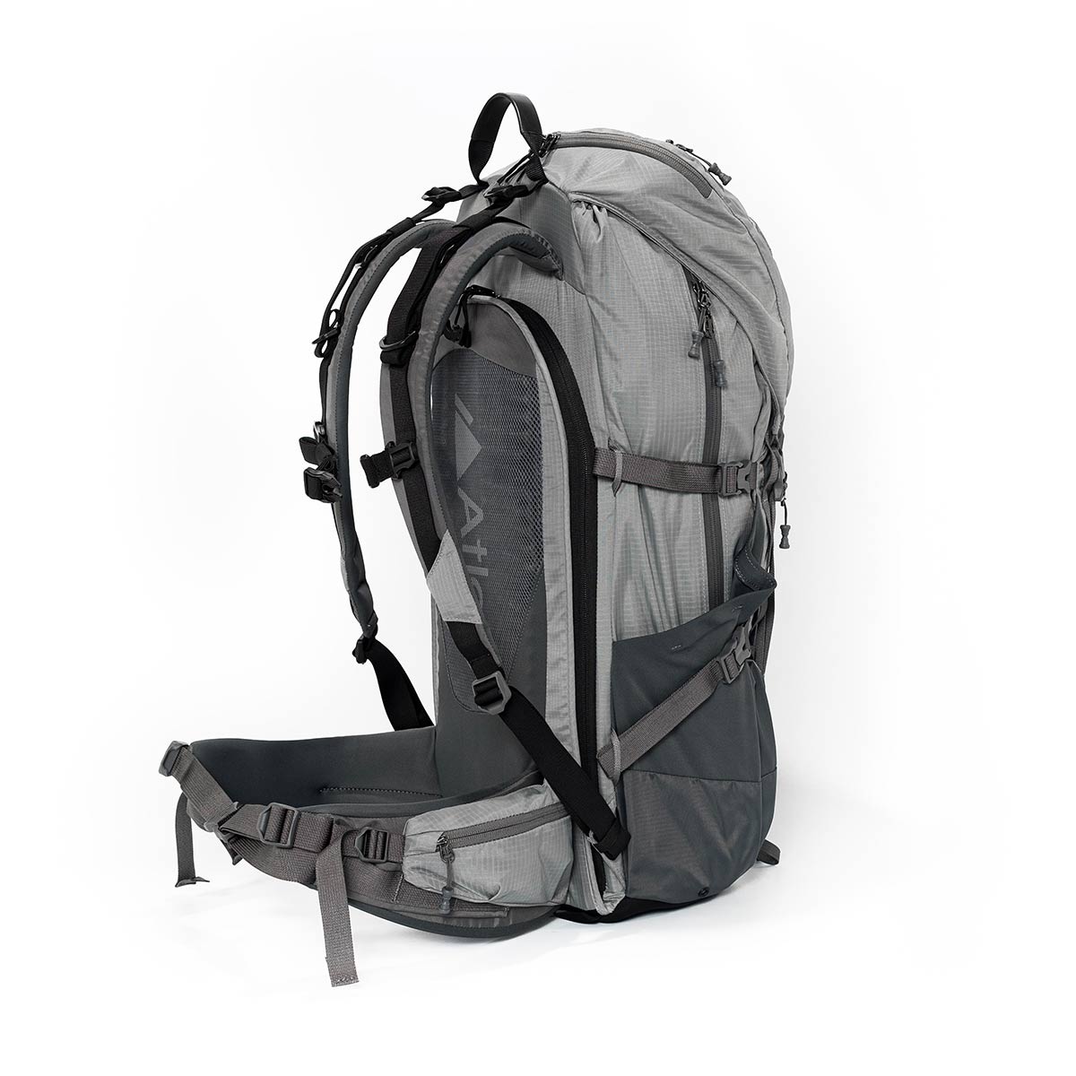 Atlas Athlete Medium Backpack - Waterproof Laptop Backpack for Men & Women, 30L Travel Backpack with USB Charging Port, Gray - Perfect for Gym, Work, School & Outdoor Adventures