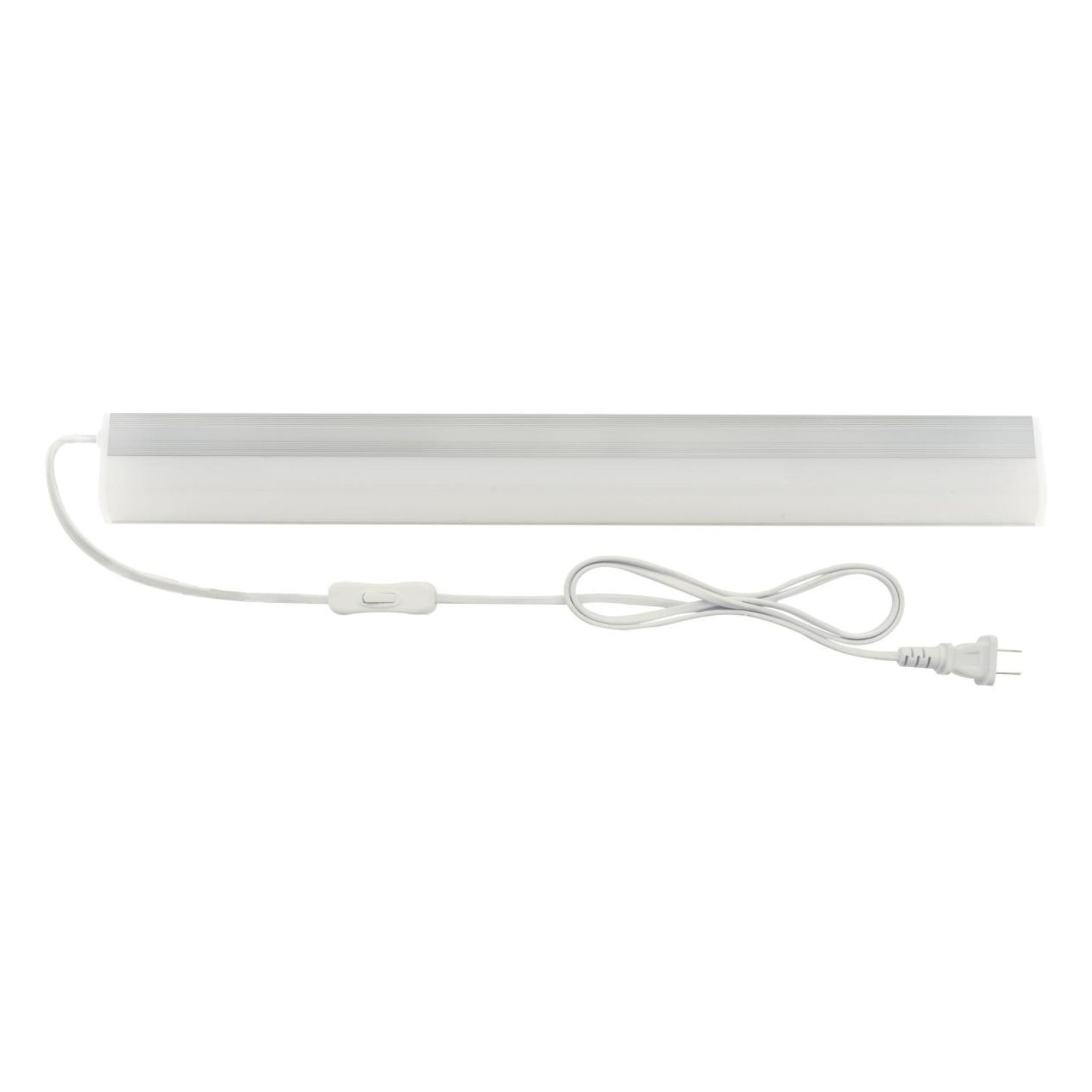 24 Inch LED Under Cabinet Plug-in Light Bar - 1050 Lumens, 3000K Warm White, 120V AC - Perfect for Kitchen Countertops, Pantry Shelves & Workspace Lighting