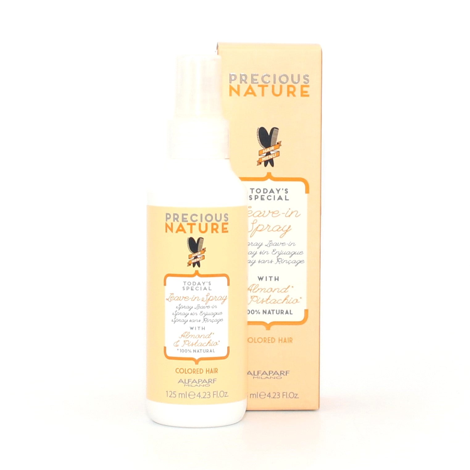 Alfaparf Precious Nature Leave-In Conditioning Spray 4.23 oz - Hydrating Hair Treatment for Dry & Damaged Hair - Perfect for Daily Use & Styling Protection