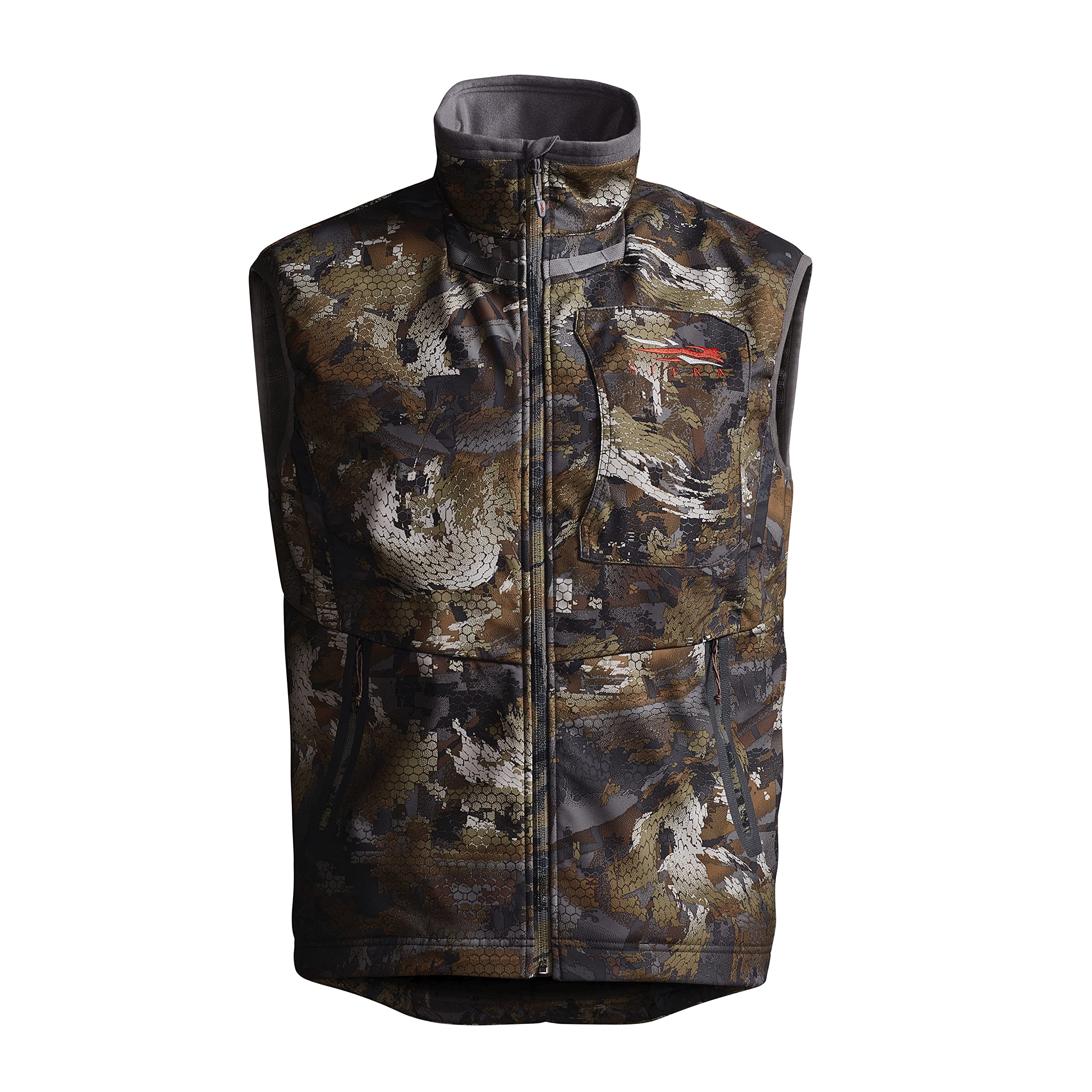 Sitka Men's Hunting Water-Repellent Camouflage Dakota Vest - Lightweight Insulated for Cold Weather, Durable for Outdoor Adventures