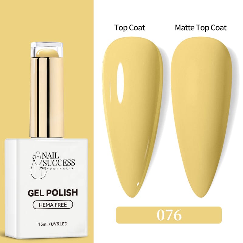 Hema Free Gel Nail Polish Set - 15ml Long Lasting Soak Off UV LED Nail Gel Colors for Manicure & Pedicure at Home or Salon