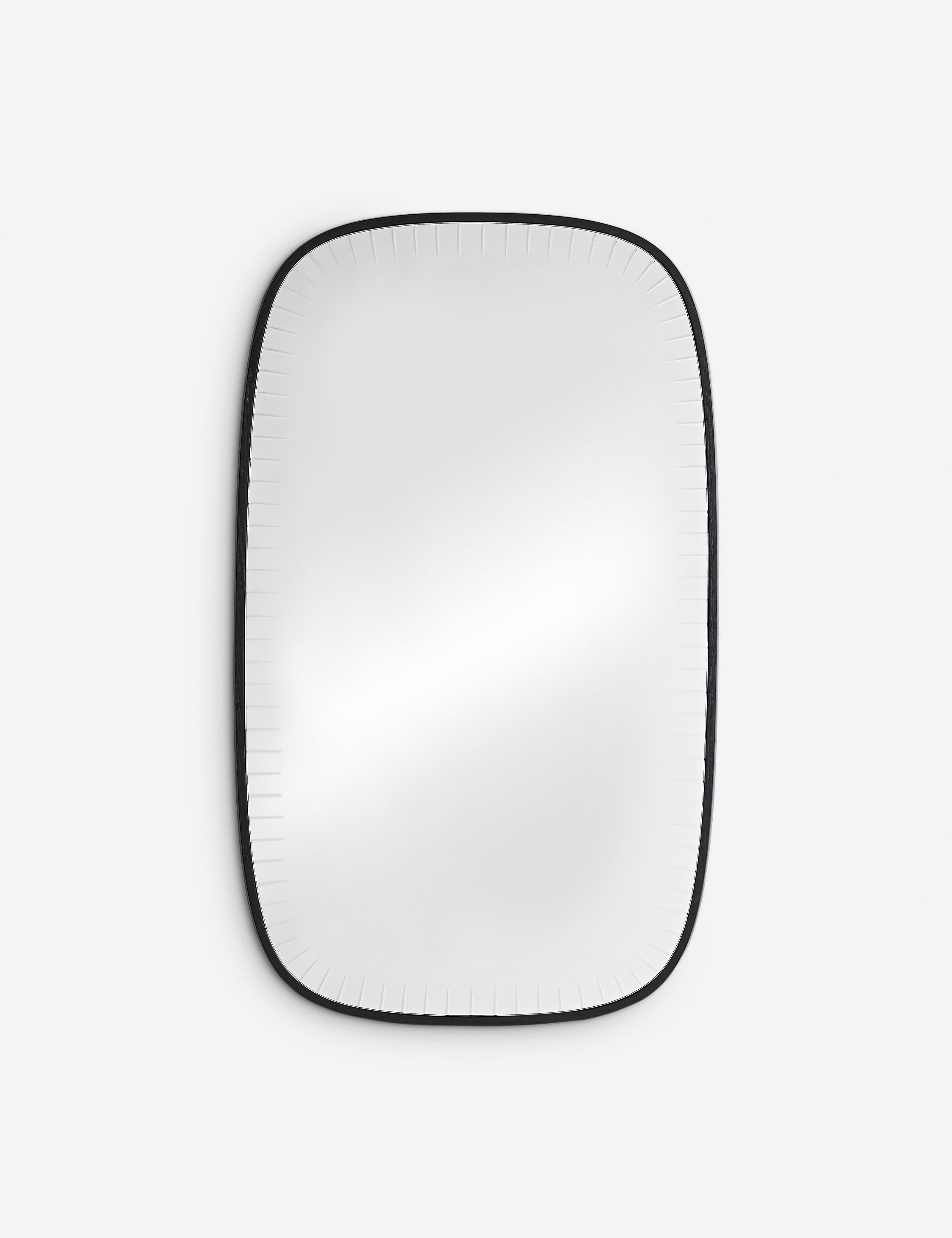 Arteriors Modern Cut Oblong Wall Mirror - Elegant Decorative Mirror for Living Room, Bedroom, or Entryway