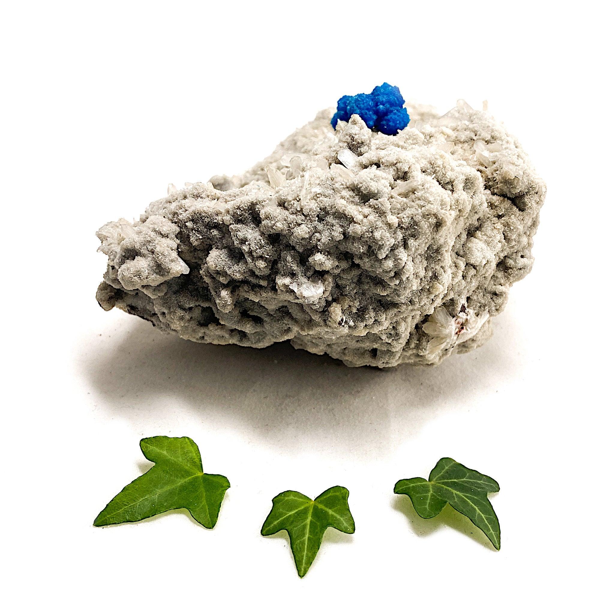 Natural Cavansite Raw Specimen CAV 01 - Rare Blue-Green Mineral Collection for Crystal Healing, Meditation & Home Decor