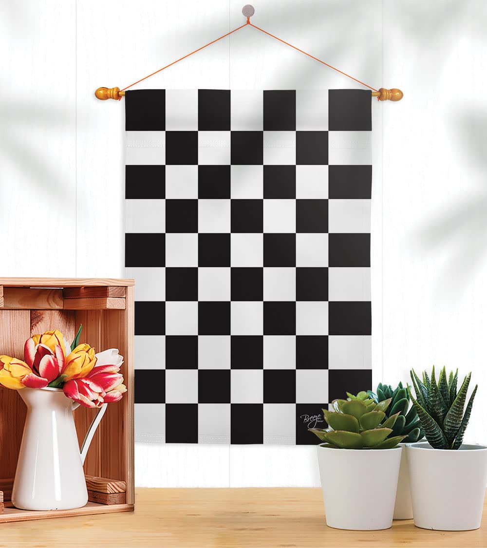 Sports Decorative Vertical House Flag Set 28x40 w/Flagpole - Perfect for Outdoor & Game Day Decor