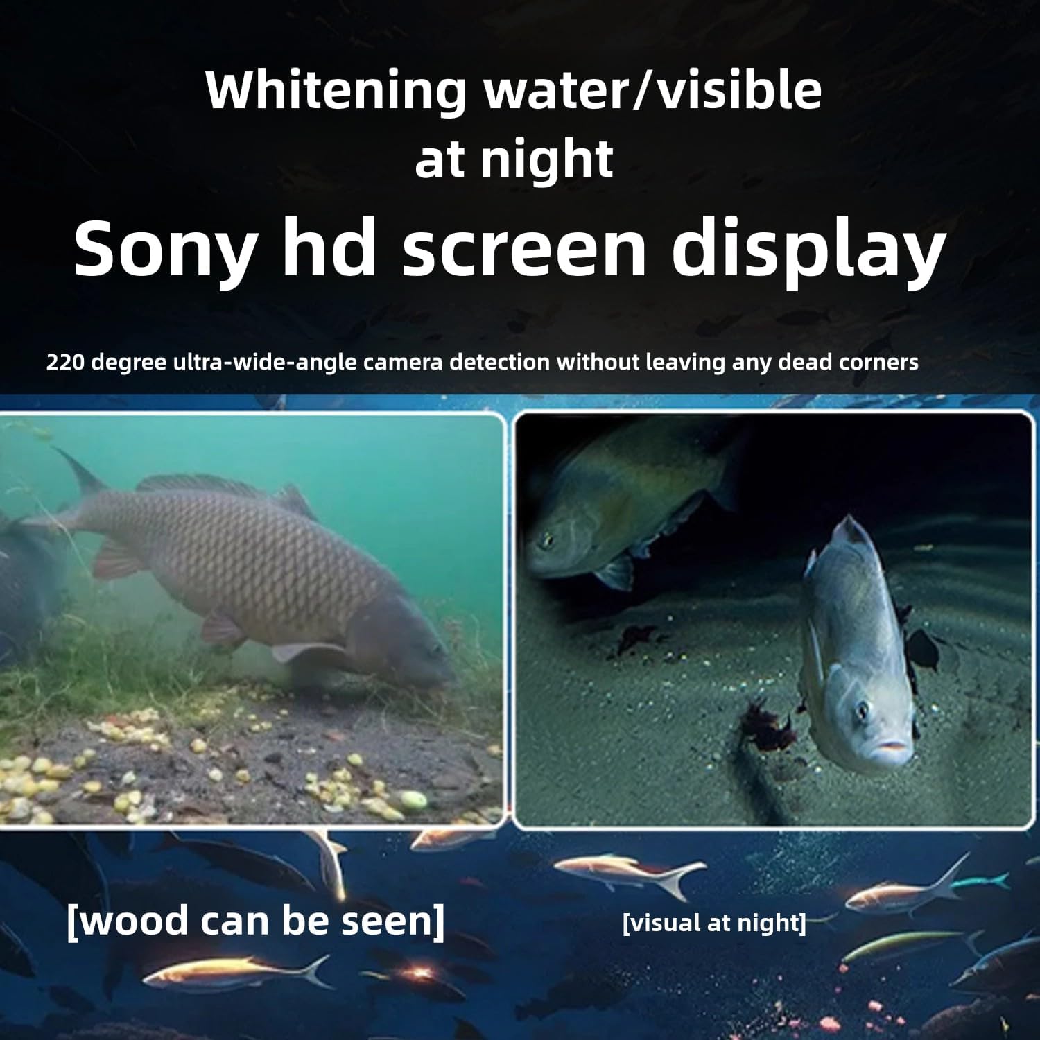 Colitt Underwater Fishing Camera with 4.3