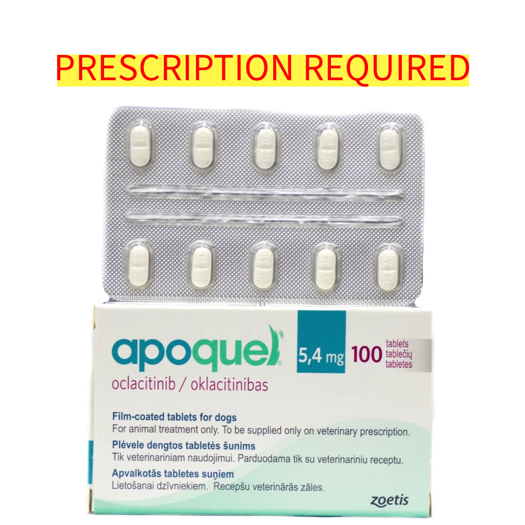 Apoquel Oclacitinib Maleate Tablets for Dogs - Relieve Itchy Skin & Allergies - Vet-Recommended Allergy Treatment for Atopic Dermatitis