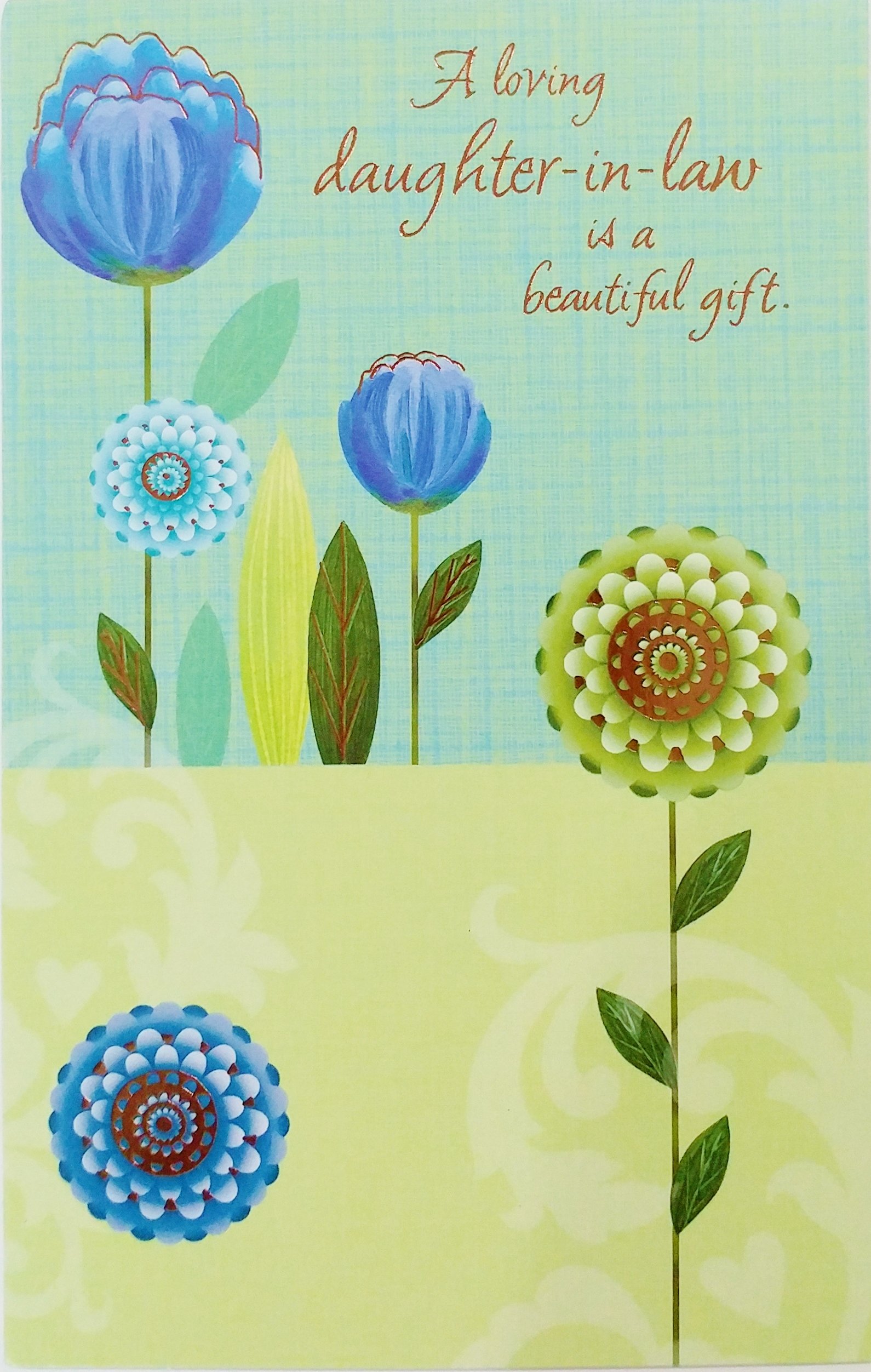 Beautiful Happy Birthday Greeting Card for Daughter-in-Law - Thoughtful Gift for Special Occasions | Perfect for Birthdays, Anniversaries & Family Celebrations