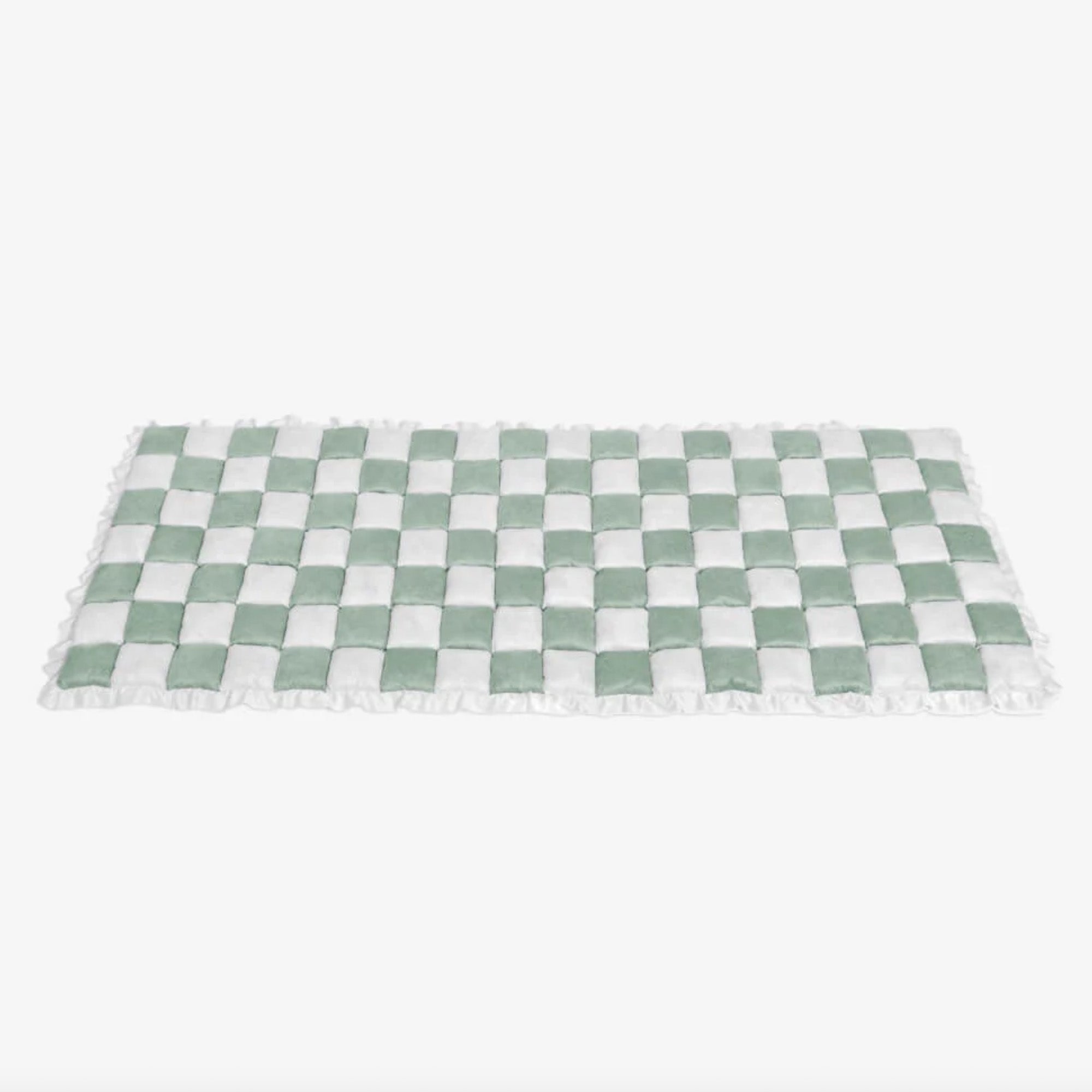 Large Plaid Square Pet Mat - Soft Dog & Cat Bed, Couch Cover for Pets - Perfect for Living Room, Bedroom, and Home Decor