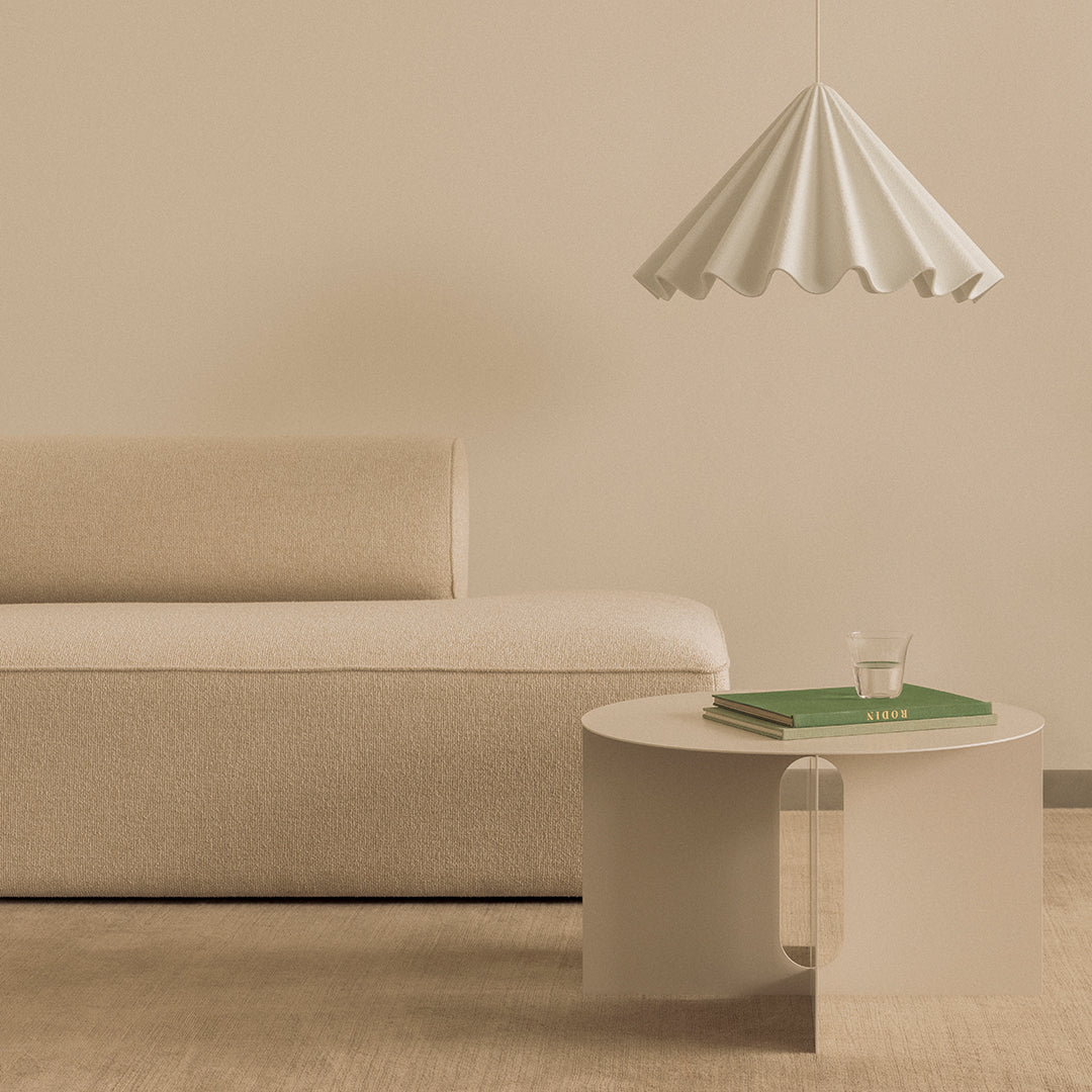 Androgyne Modern Side Table Base Only - Minimalist Nightstand or End Table for Living Room, Bedroom & Office Decor