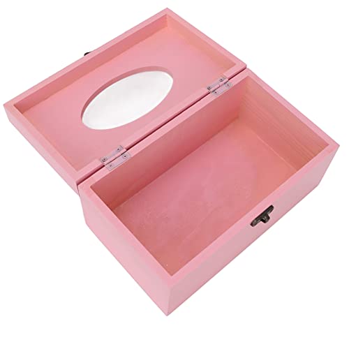 Oval Facial Tissue Holder - Hinged Paper Dispenser Box for Bathroom & Home Decor | Easy to Use & Refill | Perfect for Countertops, Vanities, and Guest Rooms