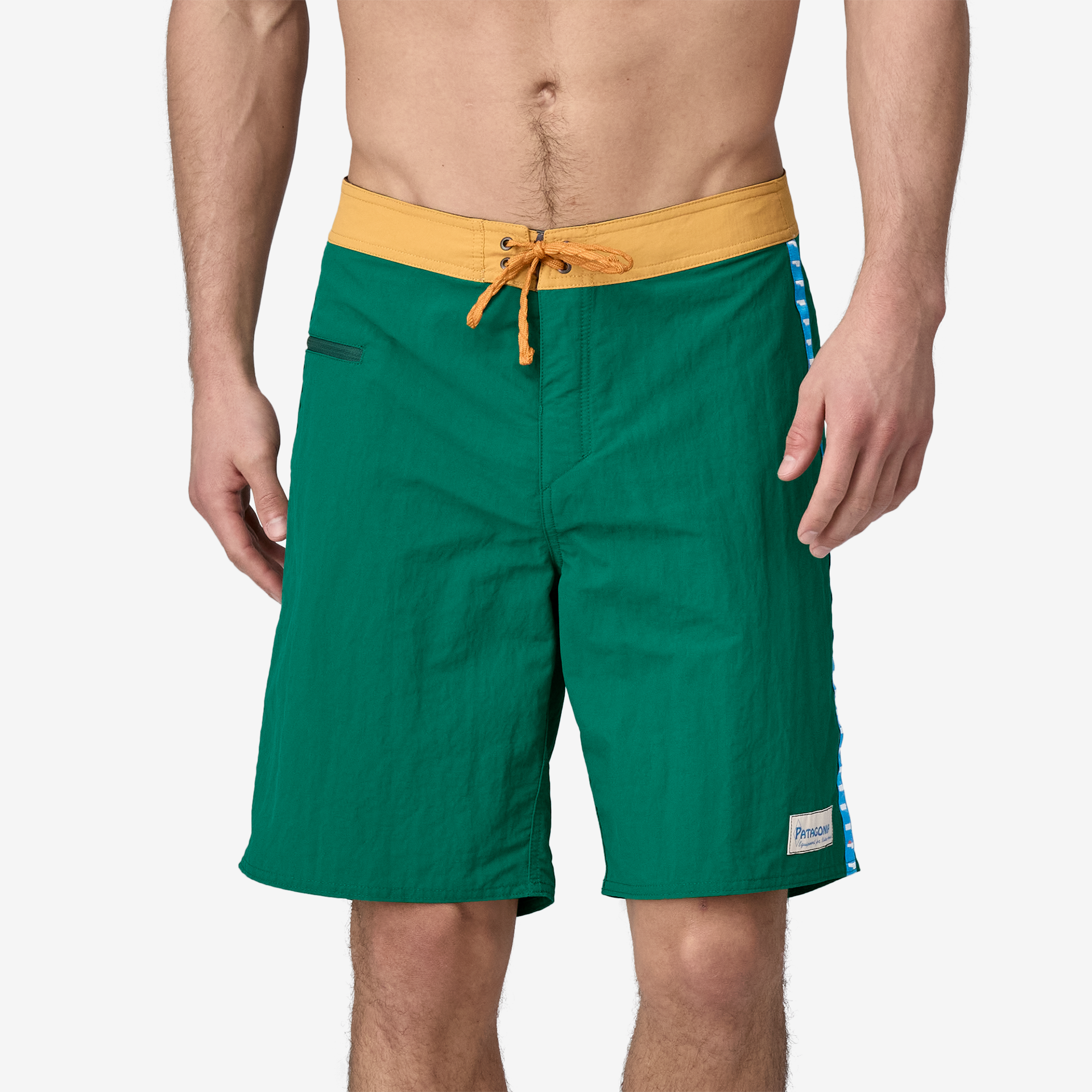 Men's Quick-Dry Swim Trunks with UPF 50+ Sun Protection - Wavefarer® Boardshorts for Beach, Pool & Surfing - 19