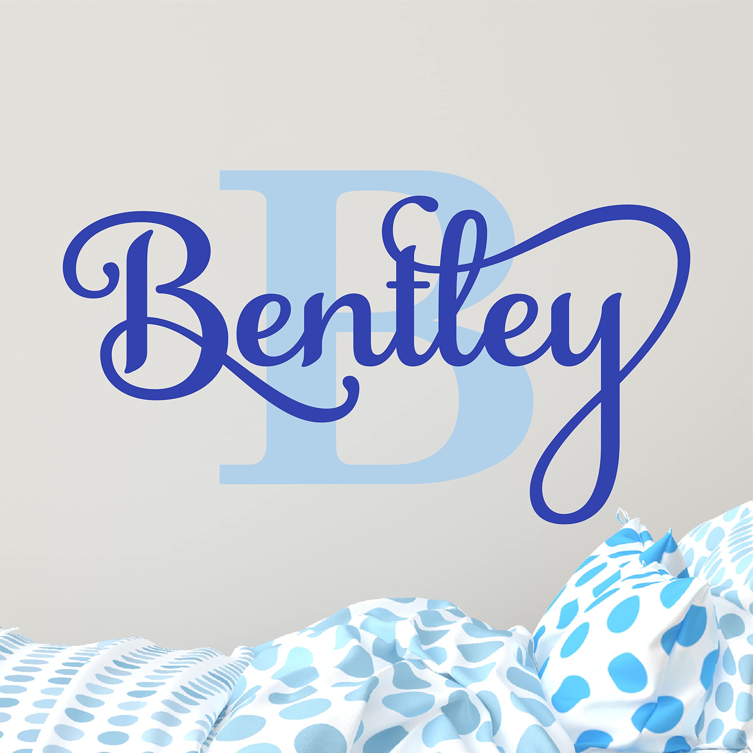 Custom Name Wall Decal Sticker - Personalized Nursery Vinyl Wall Art for Girls & Boys Rooms (36