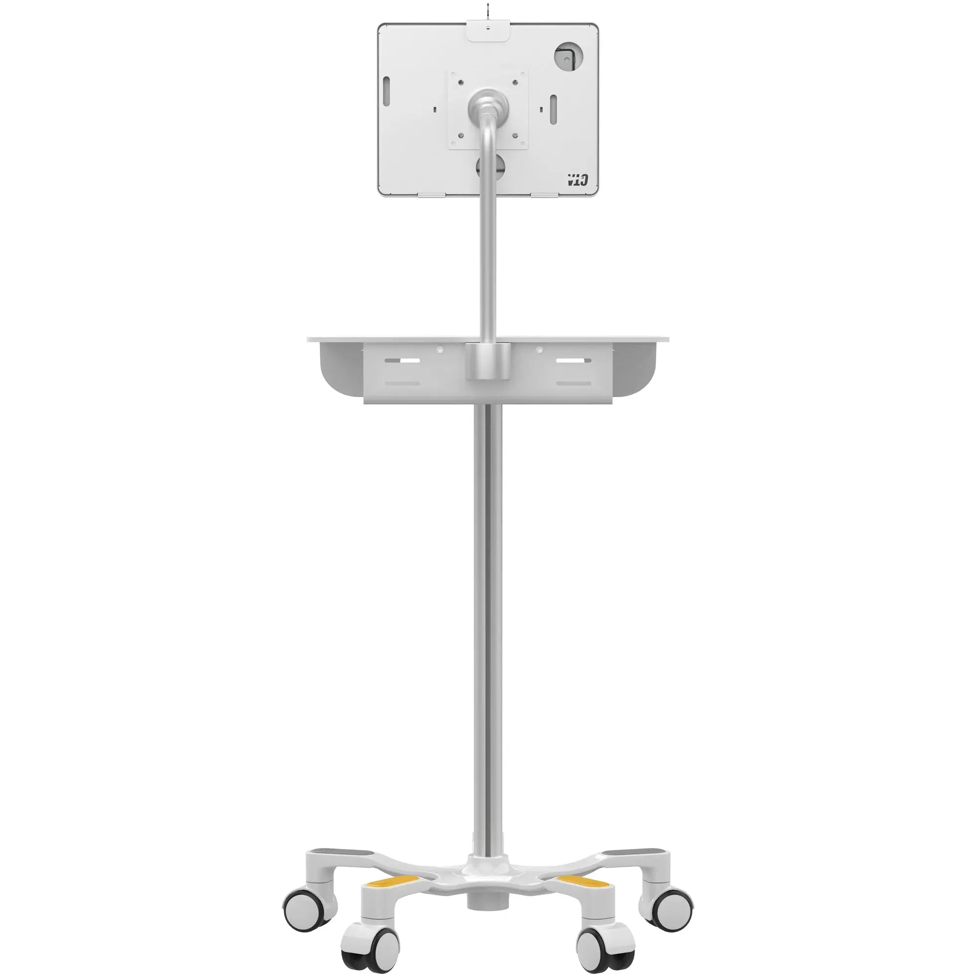 Medical Grade Antimicrobial Floor Stand with Premium Locking Enclosure - Ideal for Hospitals, Clinics & Healthcare Facilities