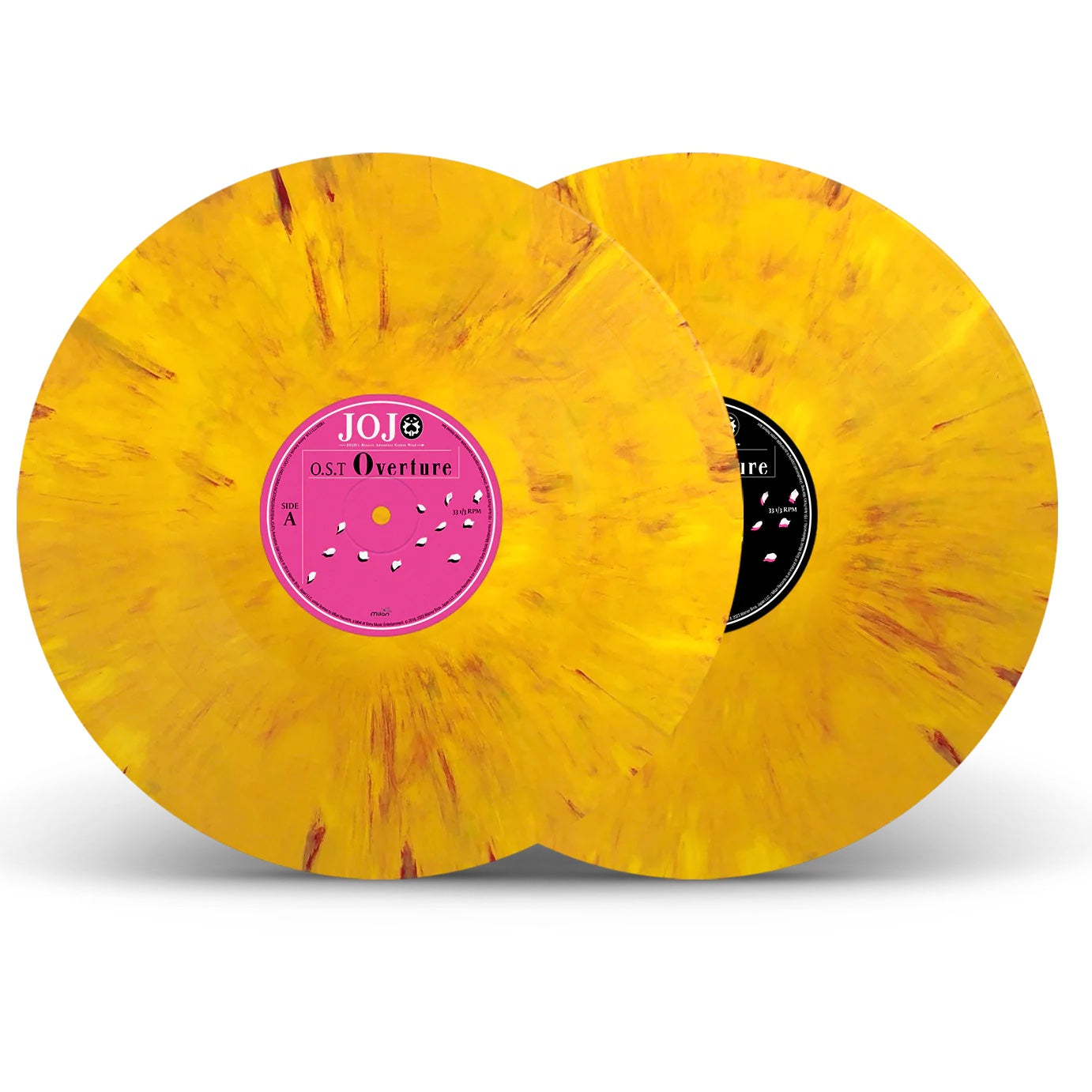 Jojo's Bizarre Adventure: Golden Wind 2XLP Vinyl Record - Anime Soundtrack & Collector's Edition - Perfect for Anime Fans & Music Collectors - Home Decor & Gift Idea