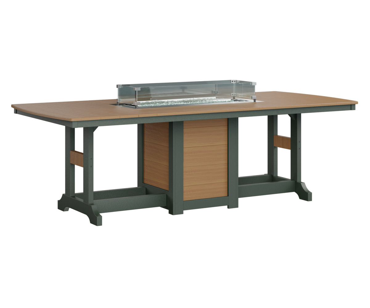 Natural Teak on Green