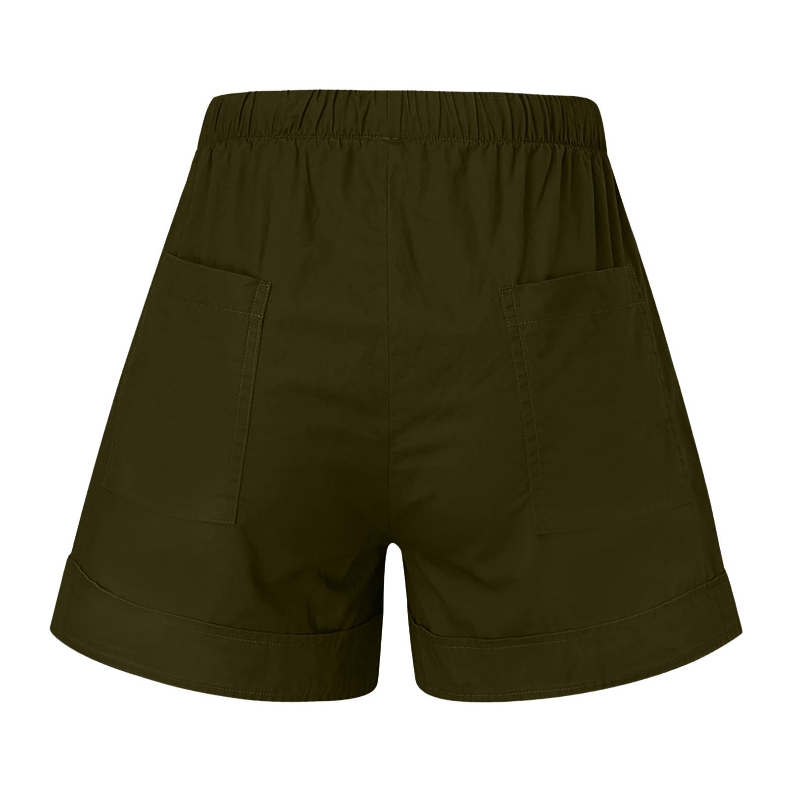 Women's Linen Palazzo Shorts - Flowy Gauze Beach Shorts for Summer | Casual Petite Linen Trousers | Perfect for Vacations, Beach Outings & Relaxing